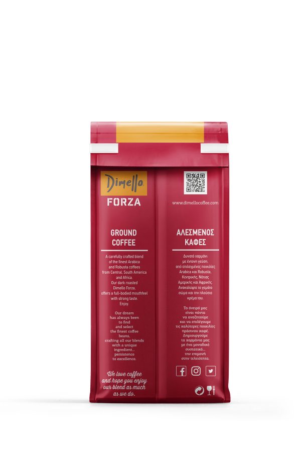 Dimello Forza 250g – Arabica & Robusta, Prăjire Intensă, Gust Puternic - imagine 2